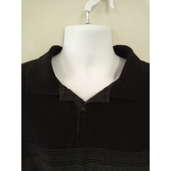 Haggar Men's Long Sleeve Black/Grey Lightweight Sweater Size XL - Picture 5 of 8